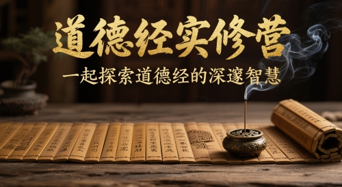 道德经实修营，一起探索道德经的深邃智慧-五六七网创电商学院