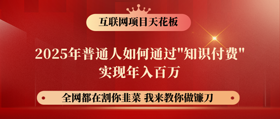 镰刀训练营超级IP合伙人，25年普通人如何通过“知识付费”年入百万！-五六七网创电商学院