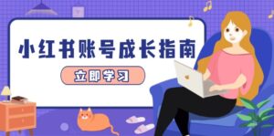 小红书账号成长指南，爆款选题+精准定位+数据分析，系统提升账号变现能力-五六七网创电商学院