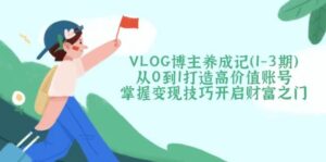 VLOG博主养成记(1-3期)从0到1打造高价值账号，掌握变现技巧开启财富之门-五六七网创电商学院