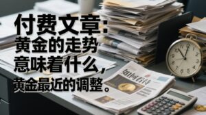 付费文章：黄金的走势意味着什么，如何看待黄金最近的调整-五六七网创电商学院