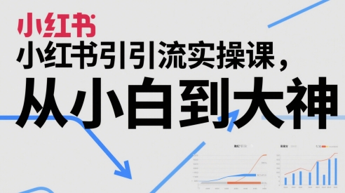小红书引流实操课，从小白到大神-五六七网创电商学院