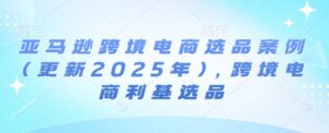 亚马逊跨境电商选品案例(更新2025年4月)，跨境电商利基选品-五六七网创电商学院