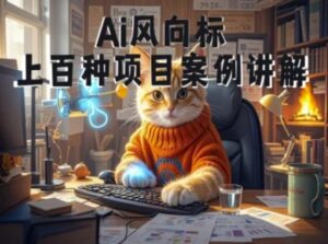 Ai风向标-附100种项目案例玩法-0基础小白到大神ai视频商业应用教学-五六七网创电商学院