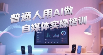 普通一个人用AI做自媒体，助你轻松开启AI自媒体创作之路-五六七网创电商学院