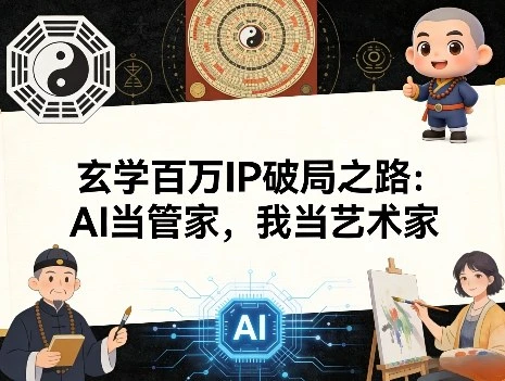 【精】群响夜话会288期 玄学百万IP破局之艺术家AI当管家我当艺术家-五六七网创电商学院