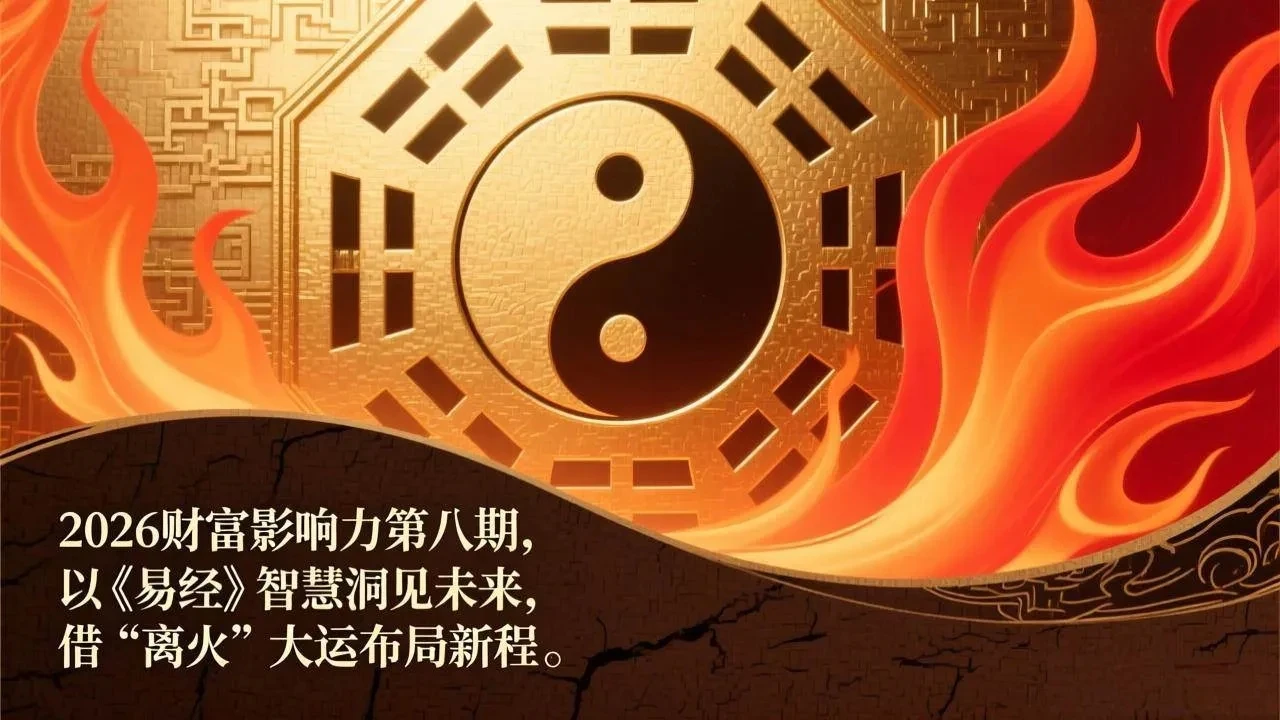 【精】2026财富影响力第八期，以《易经》智慧洞见未来，借“离火”大运布局新程-五六七网创电商学院