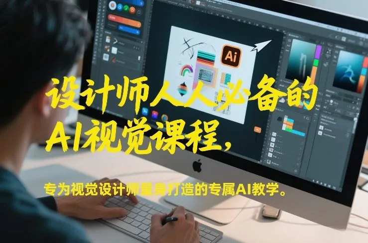 【精】设计师人人必备的AI视觉课程，专为视觉设计师量身打造的专属AI教学-五六七网创电商学院