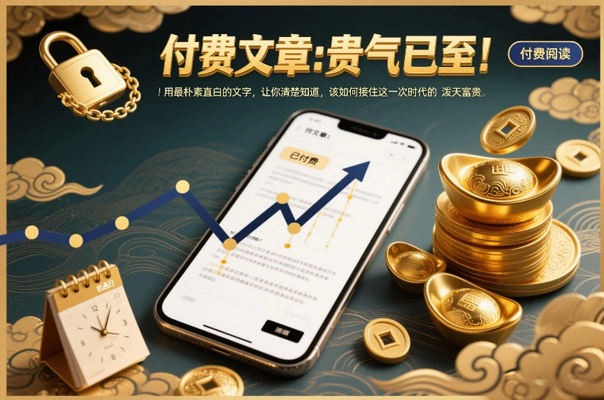 付费文章:贵气已至!用最朴素直白的文字,让你清楚知道,该如何接住这一次时代的泼天富贵-五六七网创电商学院