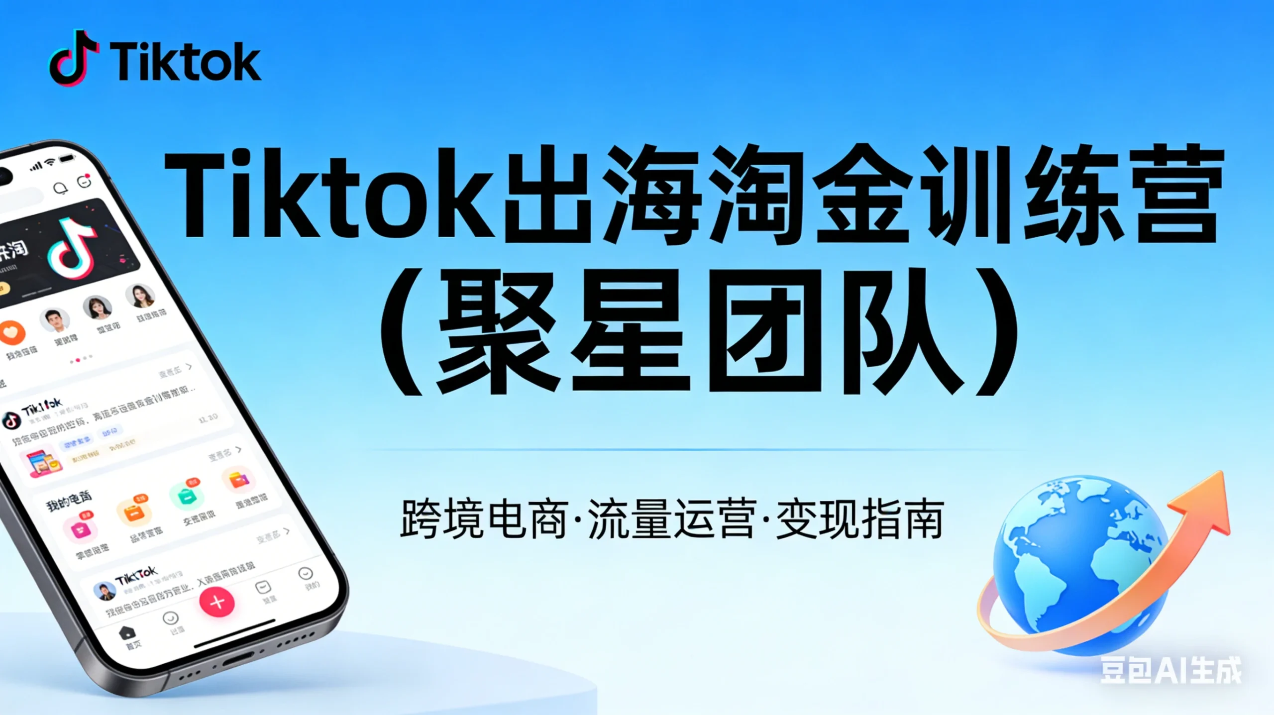 【精】Tiktok出海淘金训练营（聚星团队）-五六七网创电商学院