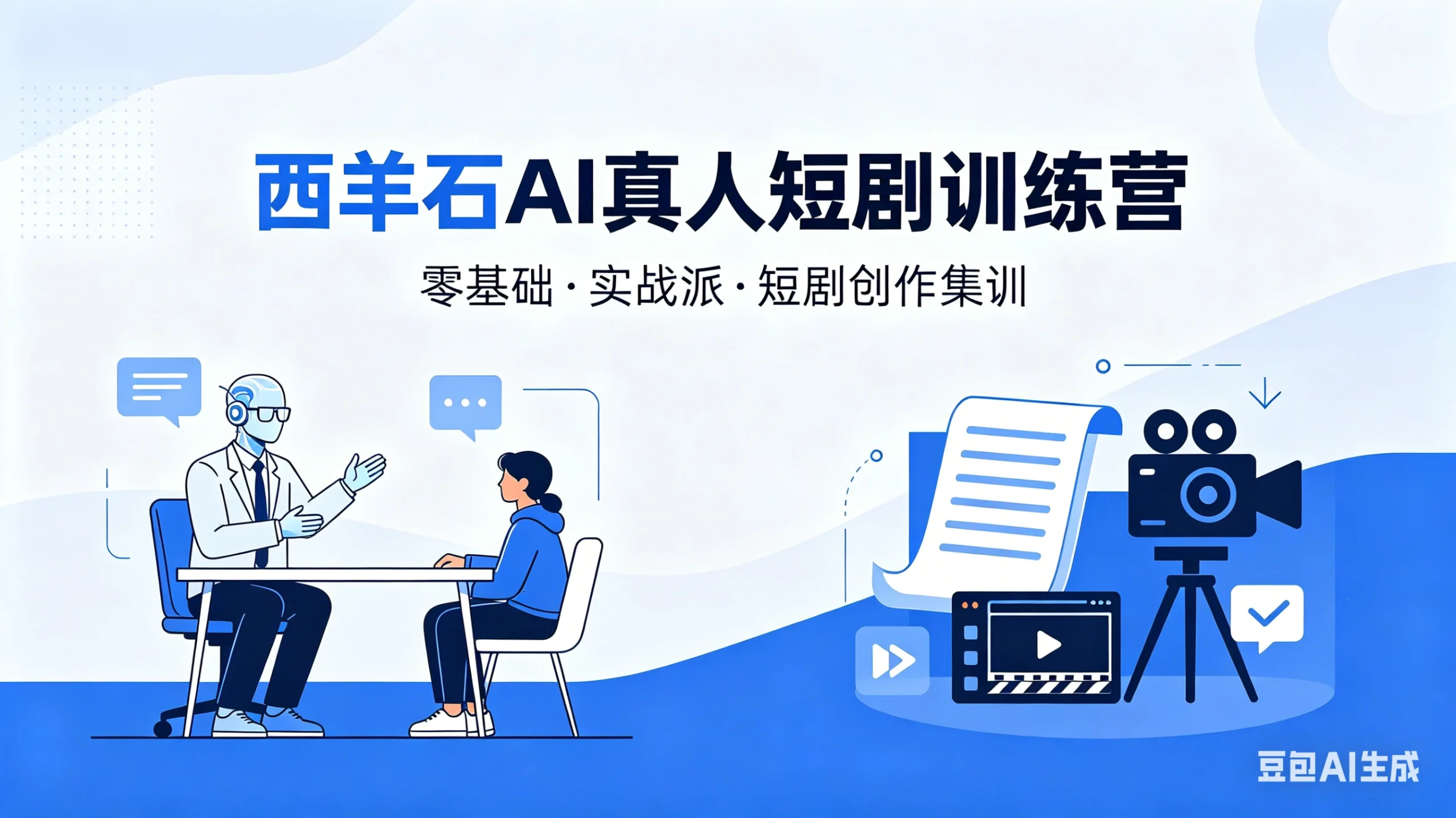 【精】西羊石 AI真人短剧训练营，零基础·实战派·短剧创作集训-五六七网创电商学院