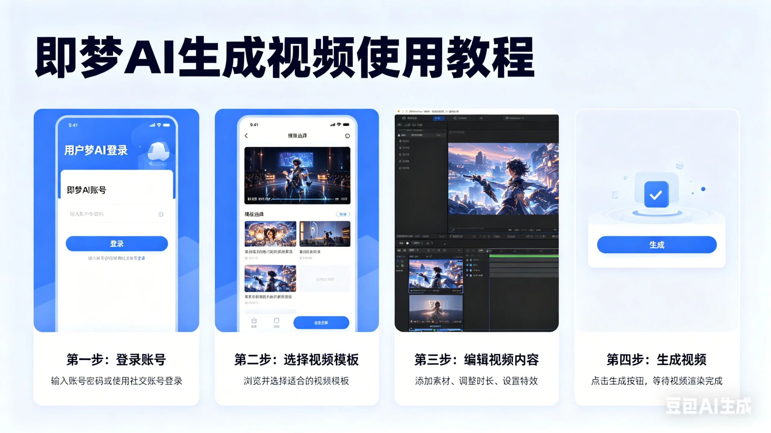 即梦AI生成视频使用教程-五六七网创电商学院