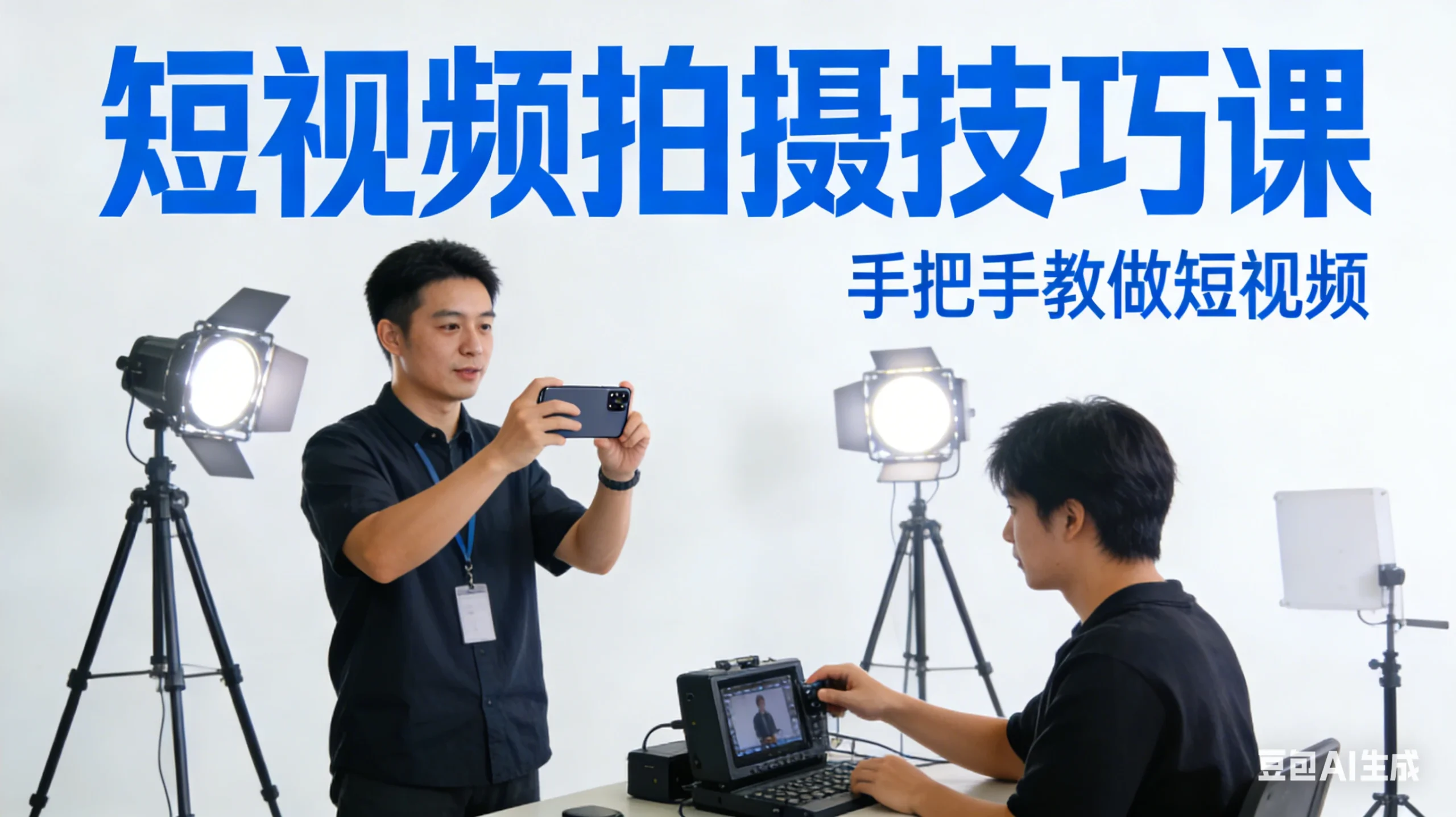 【精】短视频拍摄技巧课，手把手教做短视频-五六七网创电商学院